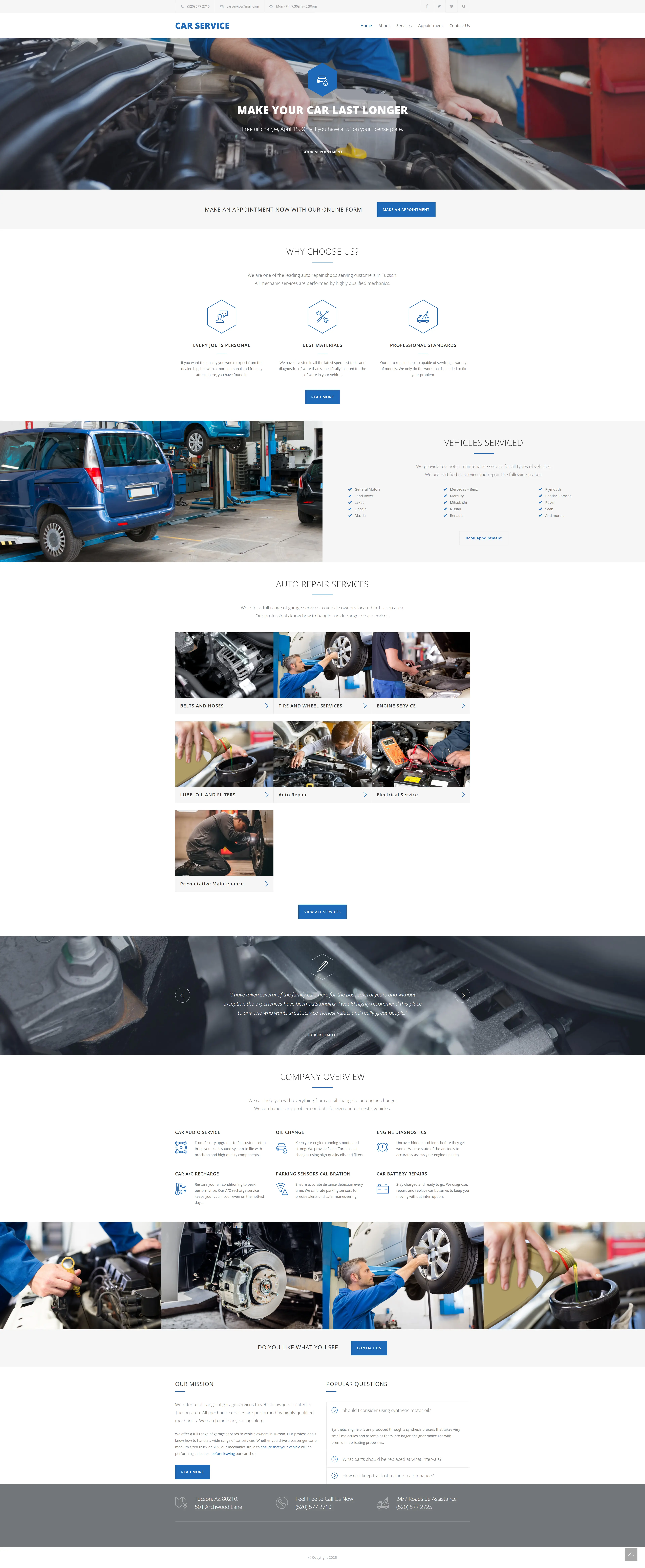 Auto Repair Preview
