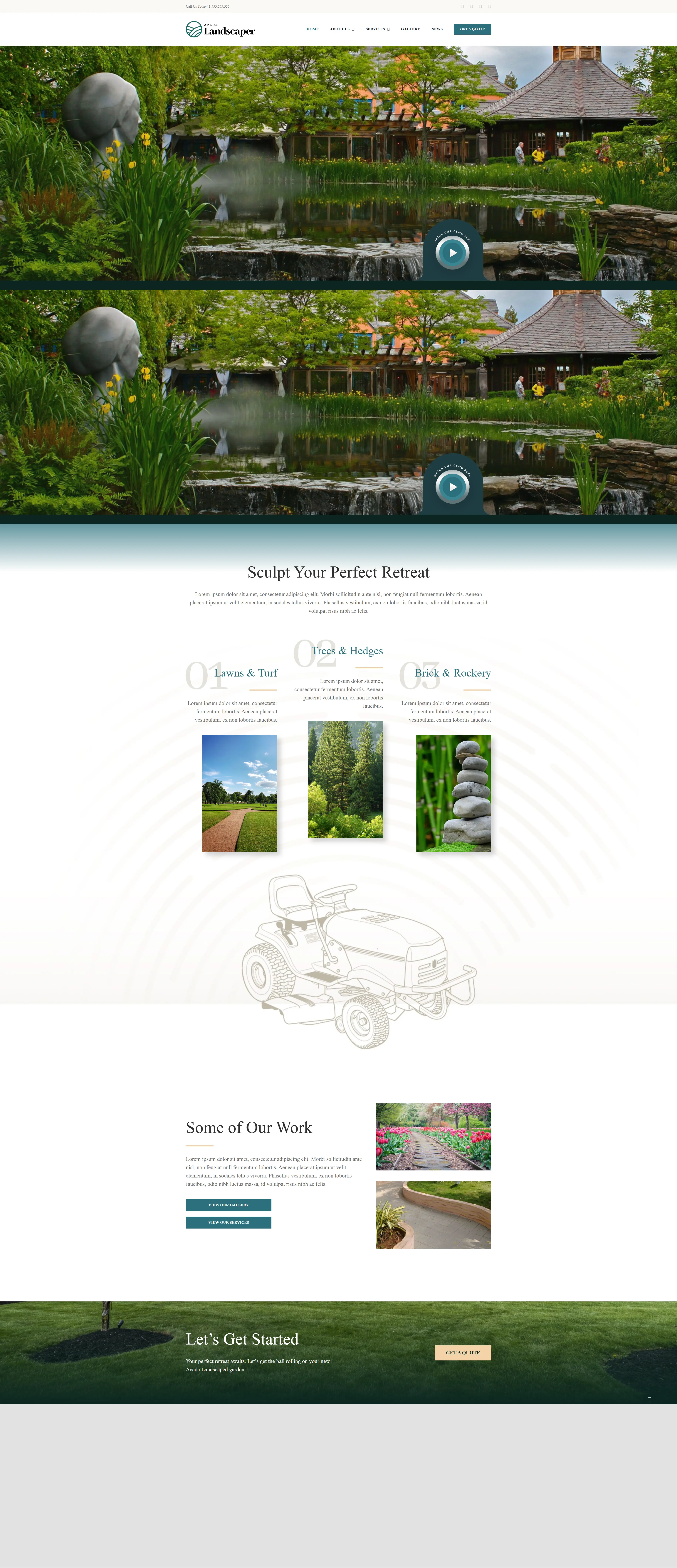 Avada Landscaping Preview